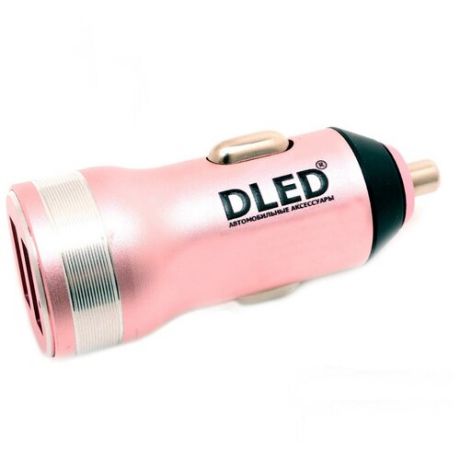 Автомобильное зарядное устройство Dled Pink Style