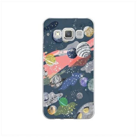 Силиконовый чехол "Меж планет" на Samsung Galaxy A3 / Самсунг Галакси А3