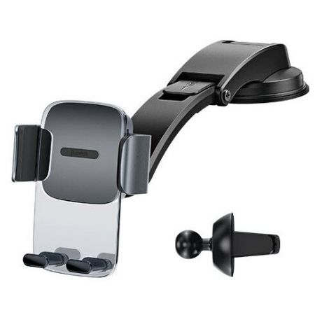 Автомобильный держатель для вентиляционного отверстия Baseus Easy Control Clamp Car Mount Holder (A Set) черный (SUYK000001)