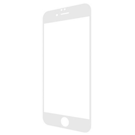 Krutoff / Стекло защитное Full Glue Premium Krutoff для iPhone 6/6S белое