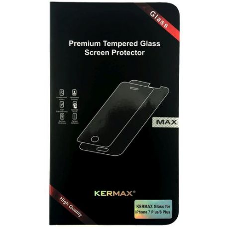 Защитное стекло Kermax Premium для Apple iPhone 7 Plus/iPhone 8 Plus прозрачный