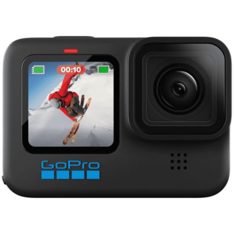 Экшн-камера GoPro HERO10, 23.6МП, 1720 мА·ч, black edition