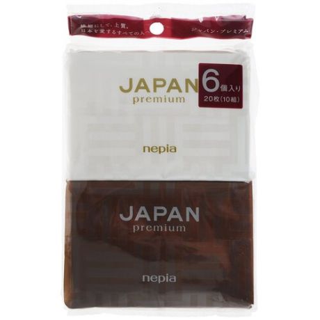 Бумажные платки Nepia Japan Premium, 6 шт