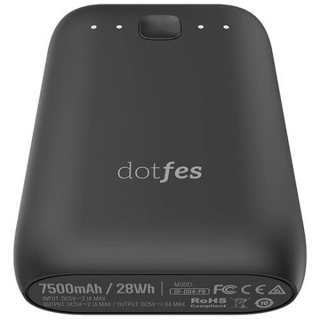 Аккумулятор Dotfes D04-7500mAh, black