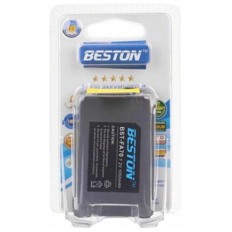 Аккумулятор для фотоаппаратов BESTON SONY BST-NP-FA70, 7.2 В, 1050 мАч