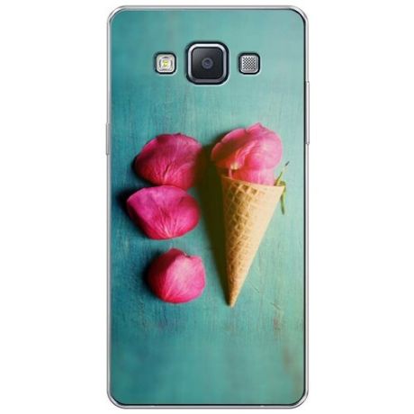 Силиконовый чехол "Сиреневые цветы-акварель" на Samsung Galaxy A5 / Самсунг Галакси А5