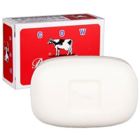 COW BRAND RED Beauty SOAP Молочное туалетное мыло с ароматом роз, 100 гр. 2 упаковки