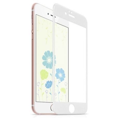Защитное стекло на iPhone 6/6S(SP2), HOCO, 3D, закруглённое, белое
