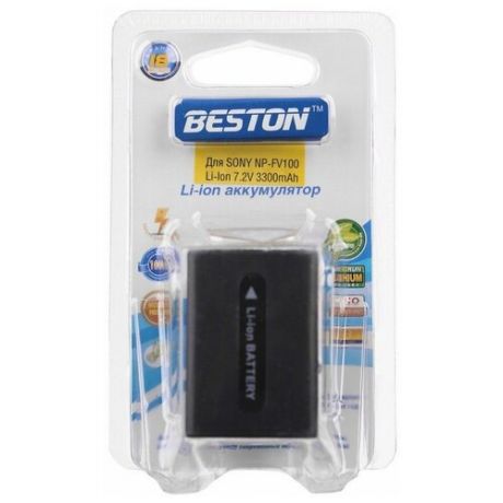Аккумулятор для видеокамер BESTON SONY BST-NP-FV100, 7.2 В, 3300 мАч