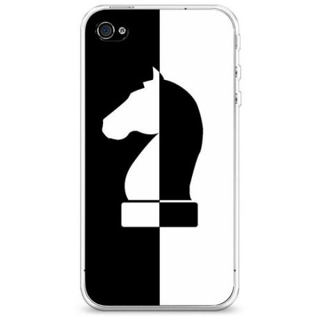 Силиконовый чехол "Хобби серфинг 2" на Apple iPhone 4/4S / Айфон 4/4S