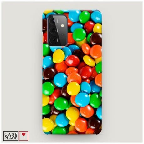 Чехол Пластиковый Samsung Galaxy A72 M&M pattern
