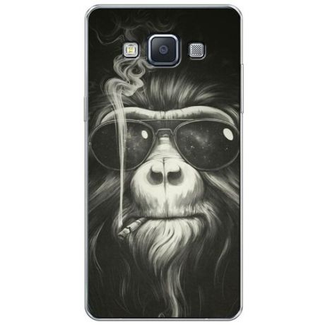 Силиконовый чехол "Красочный шимпанзе" на Samsung Galaxy A5 / Самсунг Галакси А5