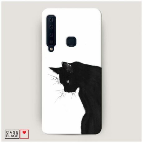 Чехол Пластиковый Samsung Galaxy A9 2018 Black cat