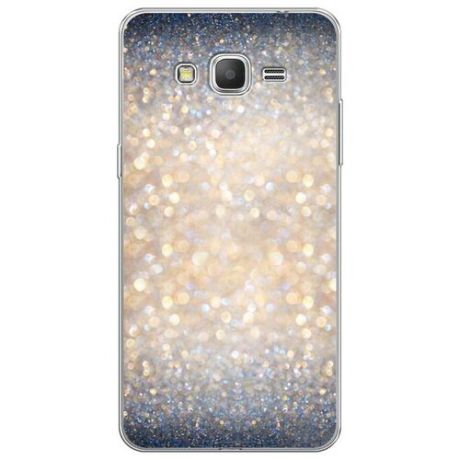 Силиконовый чехол "Блестящая радуга рисунок" на Samsung Galaxy Grand Prime / Самсунг Галакси Гранд Прайм