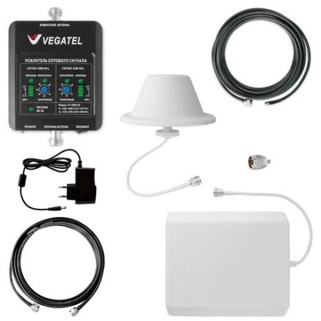 Усилитель сотовой связи и интернета 3G. Комплект VEGATEL VT2-3G (офис, LED)