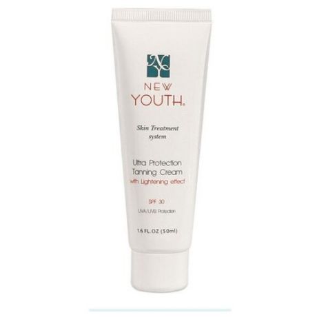 Крем сверхзащитный тонирующий New Youth Ultra Protection Tanning Cream SPF 30