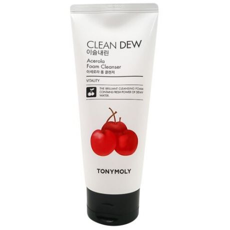 Tony Moly Пенка для умывания с экстрактом ацеролы Clean Dew Acerola Foam Cleanser