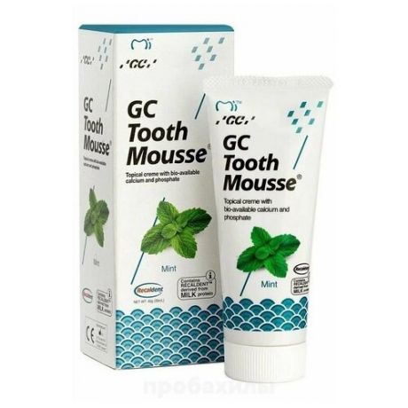 GC Corporation, Зубной гель Tooth Mousse - Мята - 40 грамм
