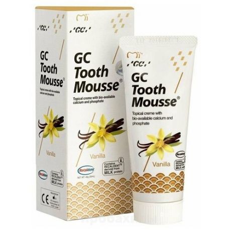 GC Corporation, Зубной гель Tooth Mousse - Ваниль - 40 грамм