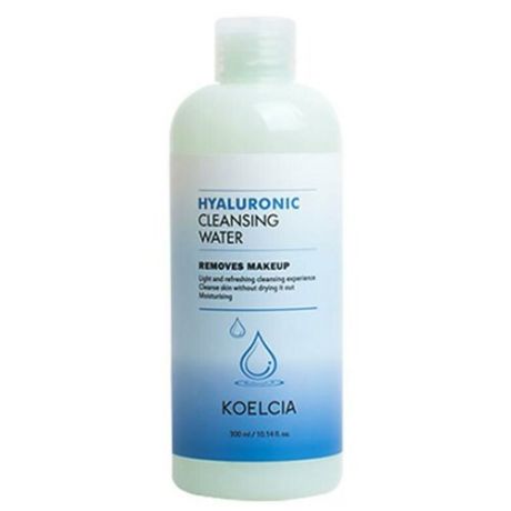 Koelcia Hyaluronic Cleansing Water Вода для снятия макияжа с гиалуроновой кислотой, 300 мл