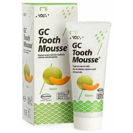 GC Corporation, Зубной гель Tooth Mousse - Дыня - 40 грамм