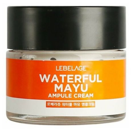 Lebelage Ampule Cream Waterful Mayu Питательный ампульный крем для лица с лошадиным жиром, 70 мл