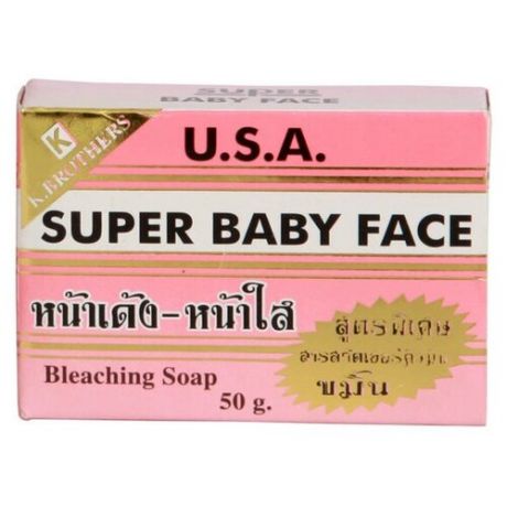 Омолаживающее мыло с АНА кислотами от K.BROTHERS, Baby Face Soap With AHA 50g