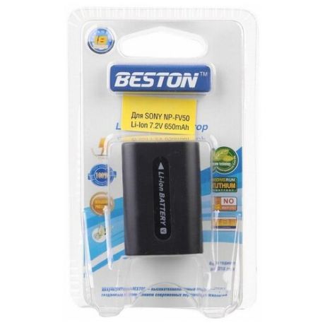 Аккумулятор для видеокамеры SONY BESTON BST-NP-FV50, 7.2 В, 650 мАч