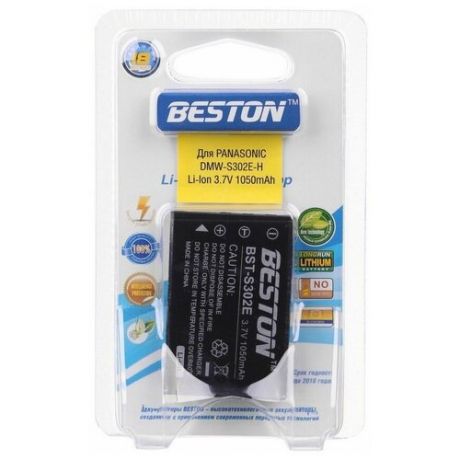 Аккумулятор для фотоаппаратов BESTON Panasonic BST-DMW-S302E-H, 3.7 В, 1050 мАч