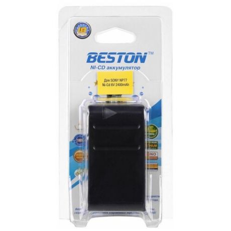 Аккумулятор для видеокамер BESTON SONY BST-NP77, NI-CD, 6 В, 2400 мАч