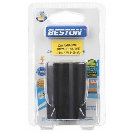 Аккумулятор для фотоаппаратов BESTON Panasonic BST-DMW-BC14/S602E, 7.2 В, 1400 мАч