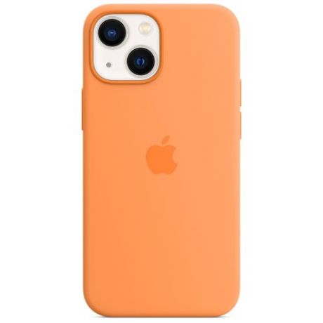 Чехол-накладка Apple MagSafe силиконовый для iPhone 13 mini розовый помело
