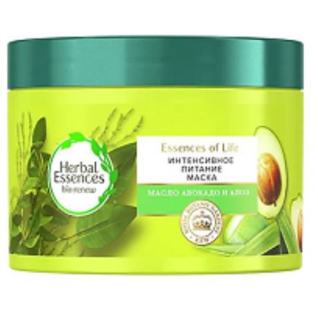 Маска для волос Herbal Essences Интенсивное питание, с Алоэ и Маслом Авокадо, 450 мл