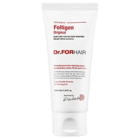 Шампунь с липосомами против выпадения волос Dr. ForHair Folligen Shampoo, 100 мл