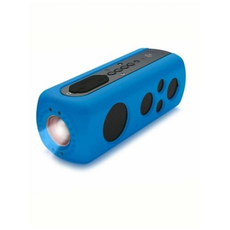 Портативный беспроводной динамик Sound Box Bluetooth брызгозащищенный, ударопрочный | Портативная колонка блютуз со встроенным светодиодным фонариком, ручным турбинным зарядным устройством