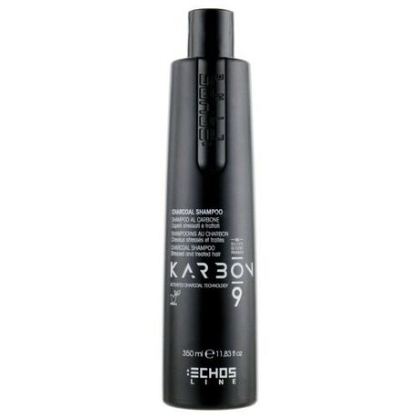ECHOS LINE Угольный шампунь для волос, страдающих от химических процедур и стресс-факторов / Charcoal Shampoo, 350мл