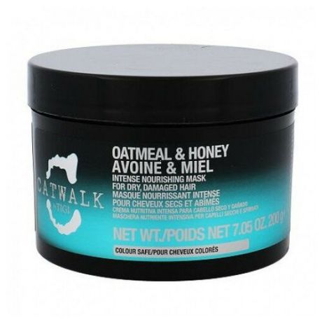 TIGI Catwalk Oatmeal & Honey Mask - Интенсивная маска для питания сухих и ломких волос 200мл