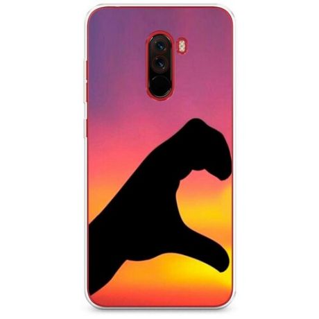 Силиконовый чехол "Руки на закате 1" на Xiaomi Pocophone F1 / Сяоми Покофон F1