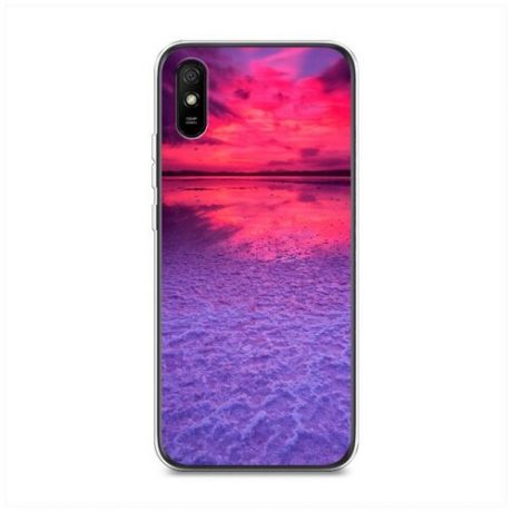 Силиконовый чехол "Волны 9" на Xiaomi Redmi 9A / Сяоми Редми 9А