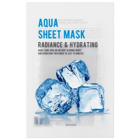 Eunyul Тканевая маска с гиалуроновой кислотой Aqua Sheet Mask, 22 мл