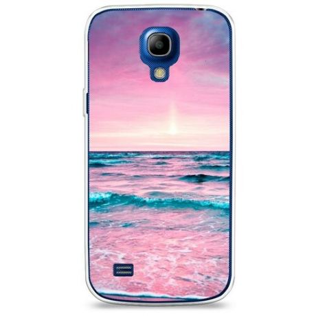 Силиконовый чехол "Рыбки на синем" на Samsung Galaxy S4 mini / Самсунг Галакси С 4 Мини