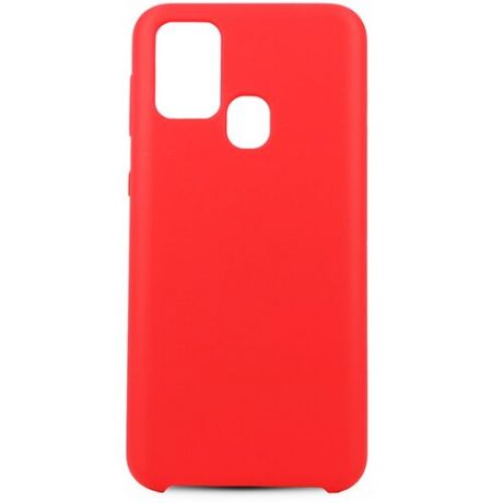 Силиконовый чехол для Samsung Galaxy M31 / Защитный чехол для мобильного телефона Самсунг Галакси М31 с покрытием Софт Тач / Защитный силикон кейс для смартфона / Премиум покрытие Soft touch (Красный)