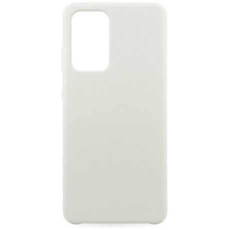Силиконовый чехол для Samsung Galaxy A52 / Защитный чехол для мобильного телефона Самсунг Галакси А52 с покрытием Софт Тач / Защитный силикон кейс для смартфона / Премиум покрытие Soft touch (Белый)