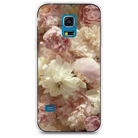 Силиконовый чехол "Жучки цветочки ягодки" на Samsung Galaxy S5 mini / Самсунг Галакси С 5 Мини
