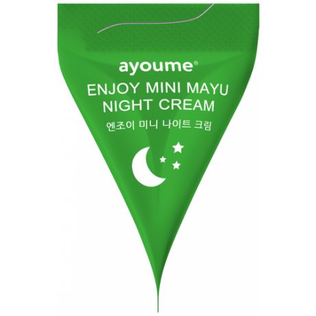 Ночной крем для лица Ayoume с центеллой в пирамидках - Enjoy Mini Night Cream