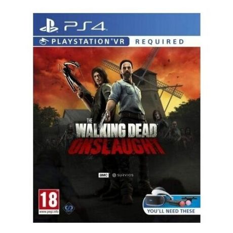 Игра для PlayStation 4 The Walking Dead: Onslaught, английский язык