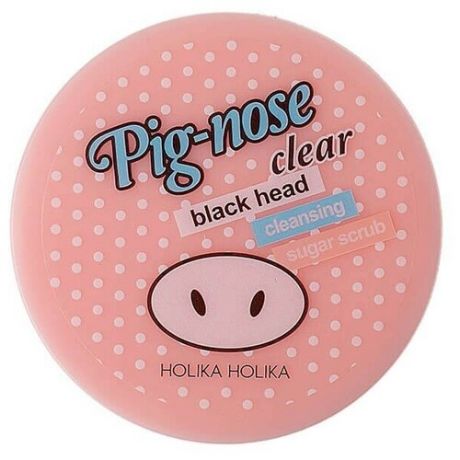 Очищающий скраб сахарный Holika Holika - Pig-nose Clear Black Head Deep Cleansing Sugar Scrub