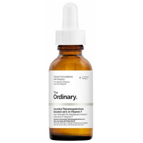 Сыворотка аскорбил тетраизопальмитат 20% (VC-IP) в витамине F The Ordinary Ascorbyl Tetraisopalmitate Solution 20% in Vitamin F, 30 мл