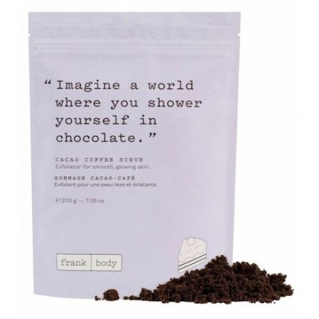 Скраб для тела frank body - Cacao Coffee Scrub, 200 гр