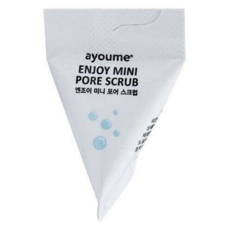 Скраб для лица с содой Ayoume для очищения пор в пирамидках - Enjoy Mini Pore Scrub